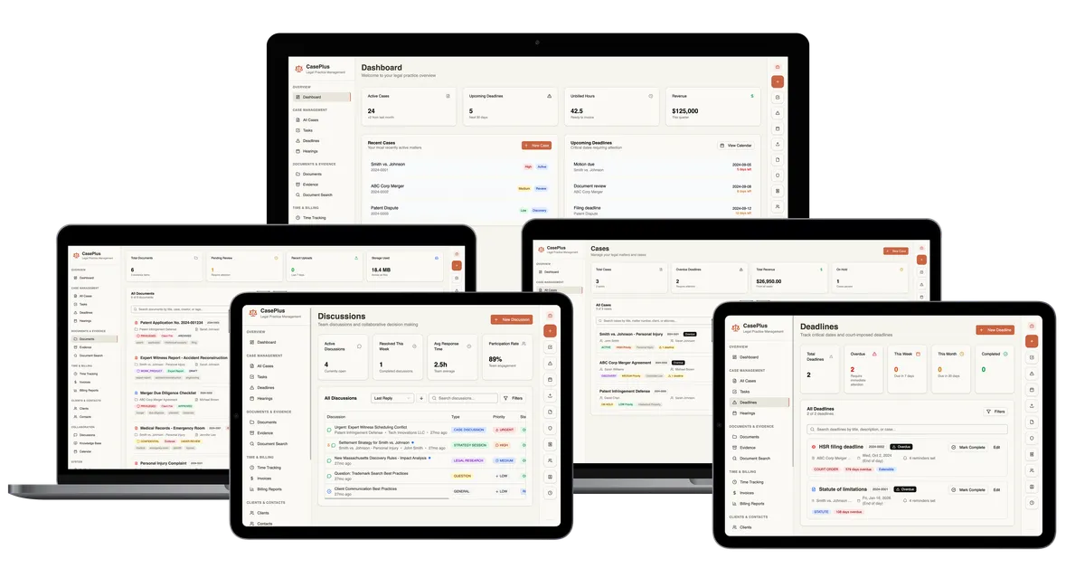 PragmaLaw solution interface