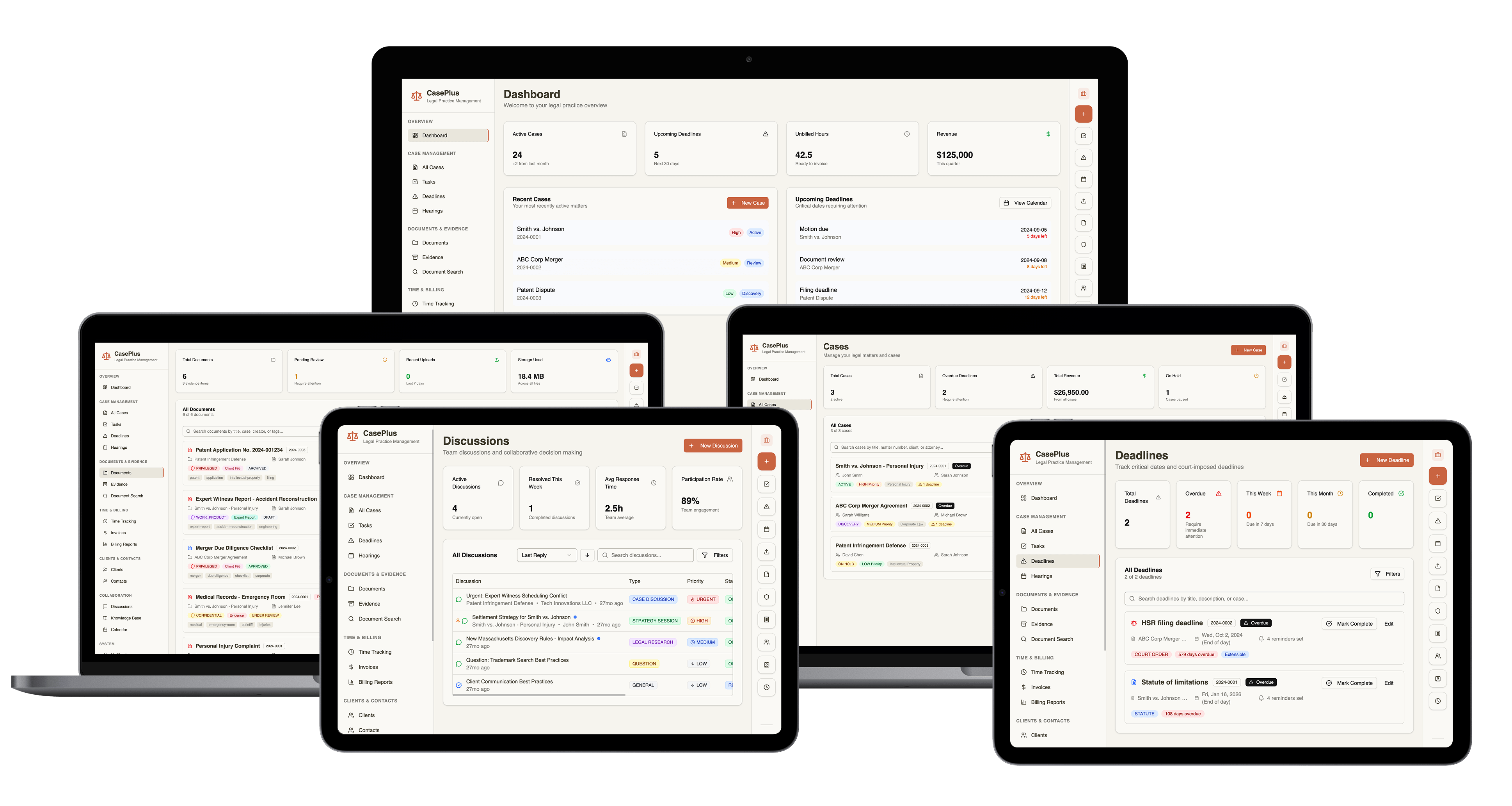 PragmaLaw product dashboard preview